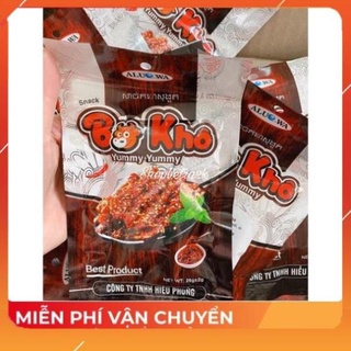 Gói snack hình bò khô