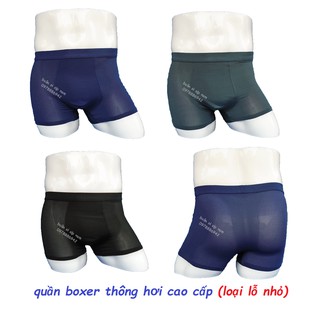 Combo 05 Quần Sịp Đùi Thông Hơi (Loại lỗ nhỏ)/ Quần Lót Nam Boxer Thông Hơi (Hàng Xuất Dư) [HOT]