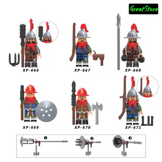 ( Hàng Sẵn Sàng ) MINIFIGURES XẾP HÌNH QUÂN LÍNH TRIỀU MINH