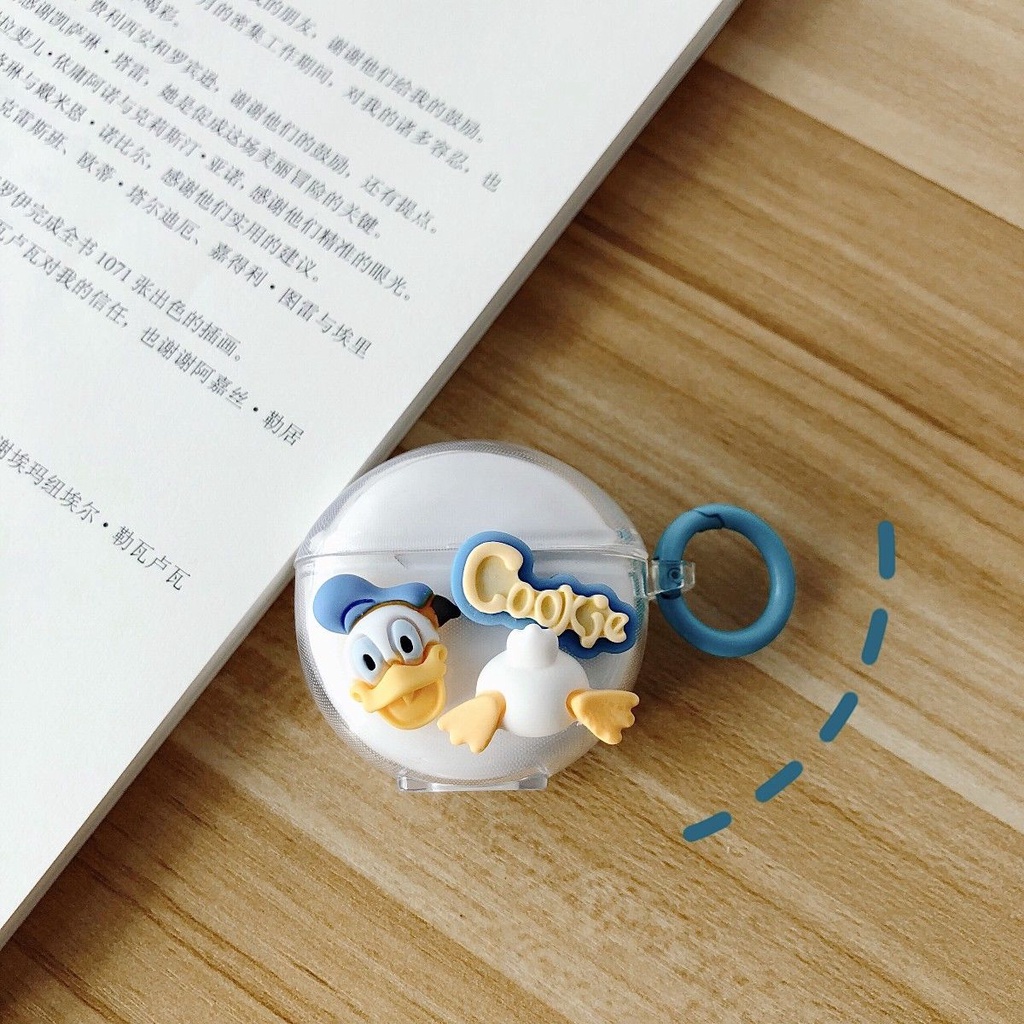 Vỏ Bảo Vệ Hộp Sạc Tai Nghe OPPO Enco Buds 2 Mềm Họa Tiết Hoạt Hình Ba Chiều
