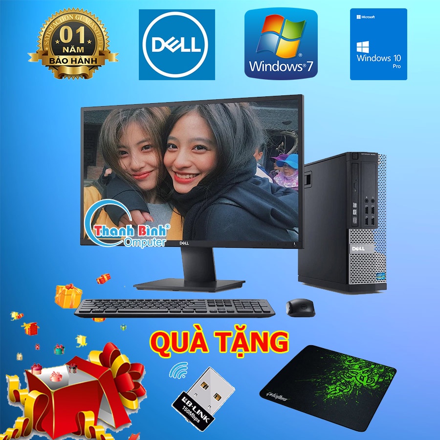 Case Máy Tính Đồng Bộ 💟ThanhBinhPC💟 Bộ Máy Tính Bàn - mini pc - Dell Optiplex 3020/7020/9020 - Bảo Hành 12 Tháng.