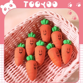 Cục tẩy, gôm tẩy hình củ cà rốt biểu cảm dễ thương cute TooYoo TY0099