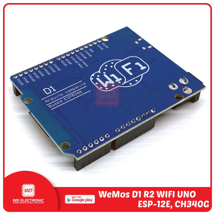 Bảng Mạch Wemos D1 R2 Esp-12e Esp8266 Wemos D1 Uno