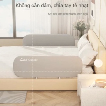 Không cần lắp ráp hàng rào giường gấp vách ngăn chống ngã cho trẻ em