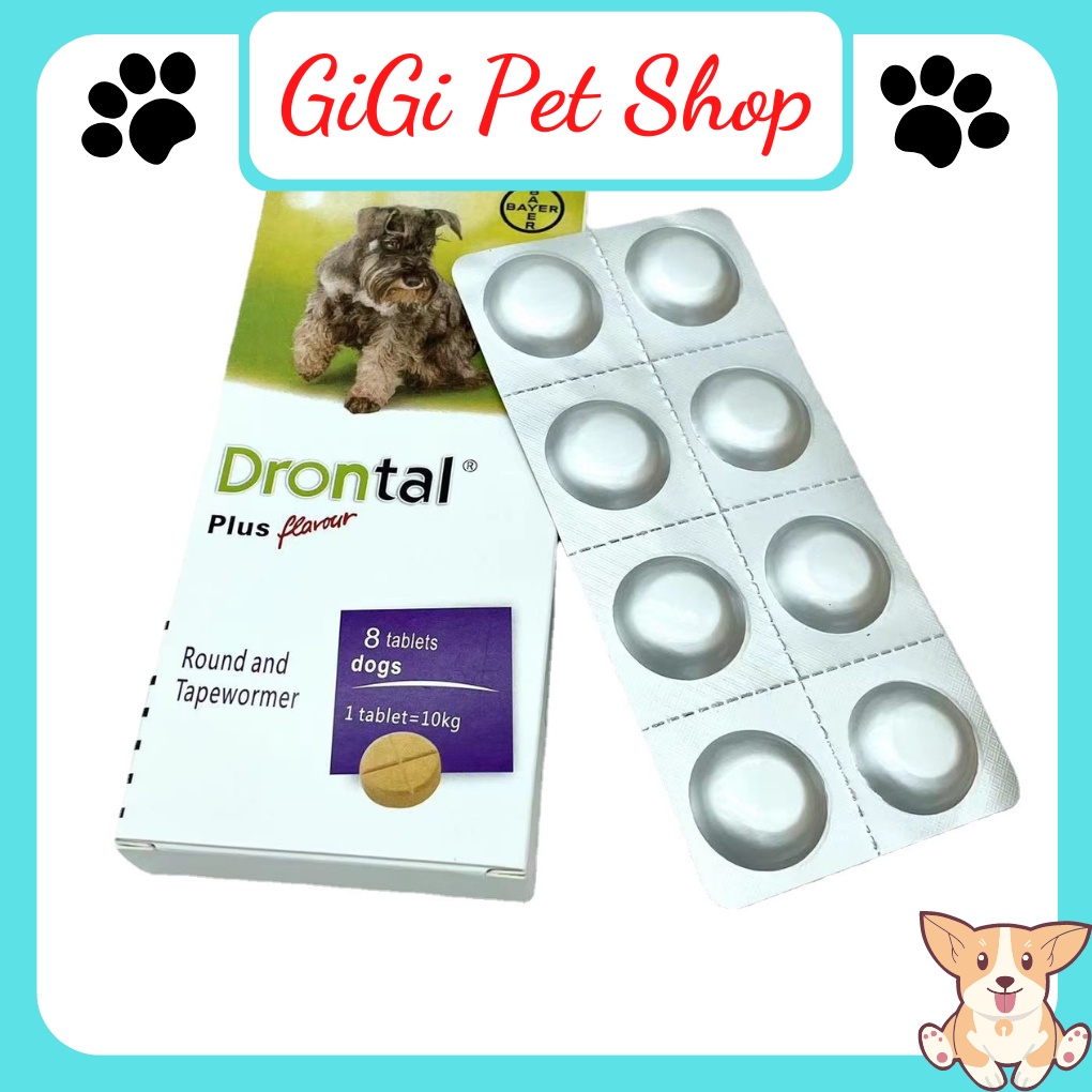 Viên nén giun nhập Đức cho thú cưng chó làm sạch hệ thống đường tiêu hóa - GiGi Pet Shop