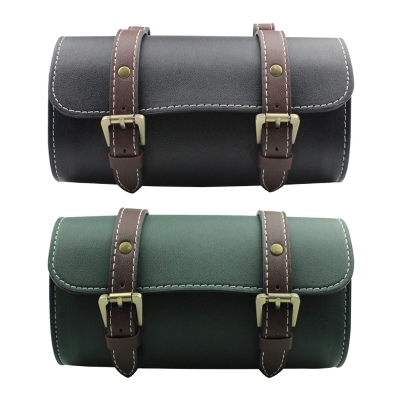 Túi Da Dày Dặn Đựng Đồ 2 Dây Đeo Tay Lái Xe Đạp