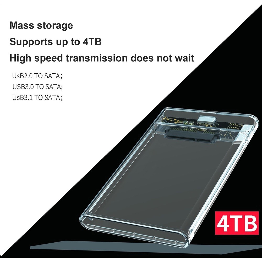 Vỏ bao ổ cứng đầu USB 3.0 HDD/2.5 Inch/5Gbps cao cấp | BigBuy360 - bigbuy360.vn