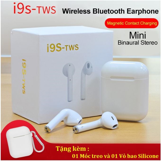 Hot I9STai nghe Bluetooth Không dây I9S--I3-I99-TWS Âm thanh cực hay dành cho iOS hoặc Android.