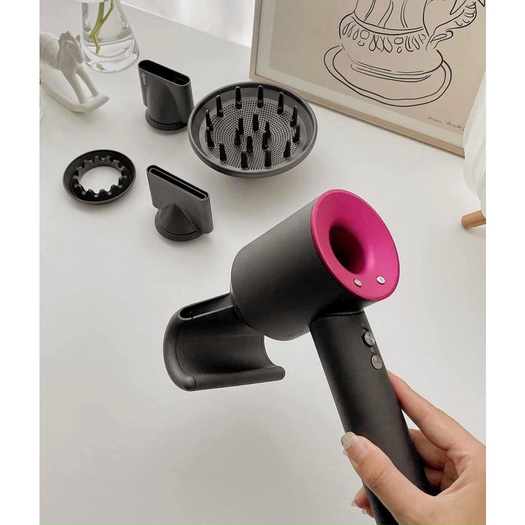 Máy sấy tóc Dyson Supersonic HD08 bản hồng nội địa Hàn