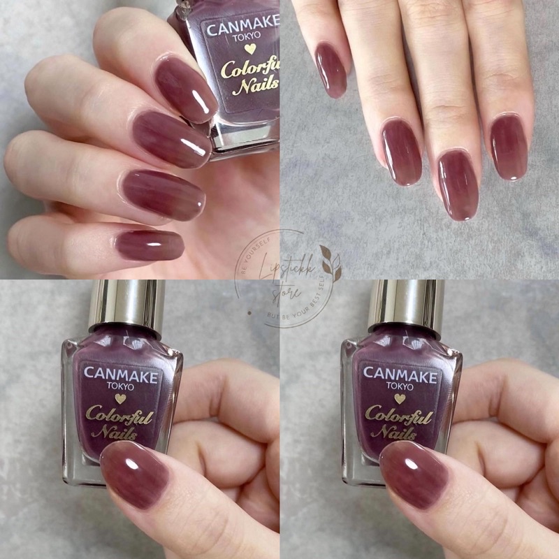Sơn móng nhanh khô  Canmake Colorful Nails N70 N71 N72 N73 N74 Nhật Bản