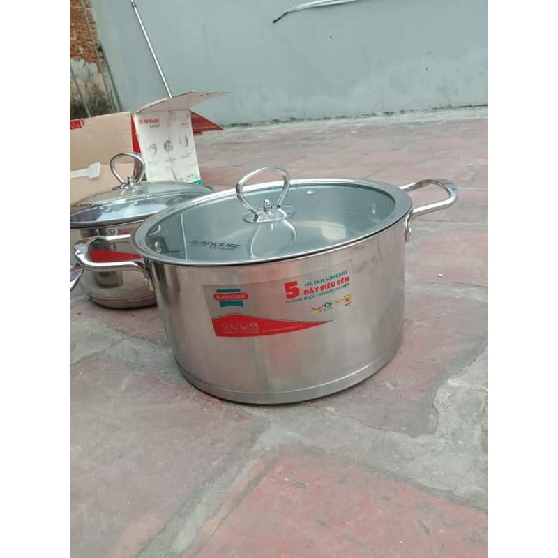 nồi lẻ inox 5 đáy bộ 784,781 side 24cm