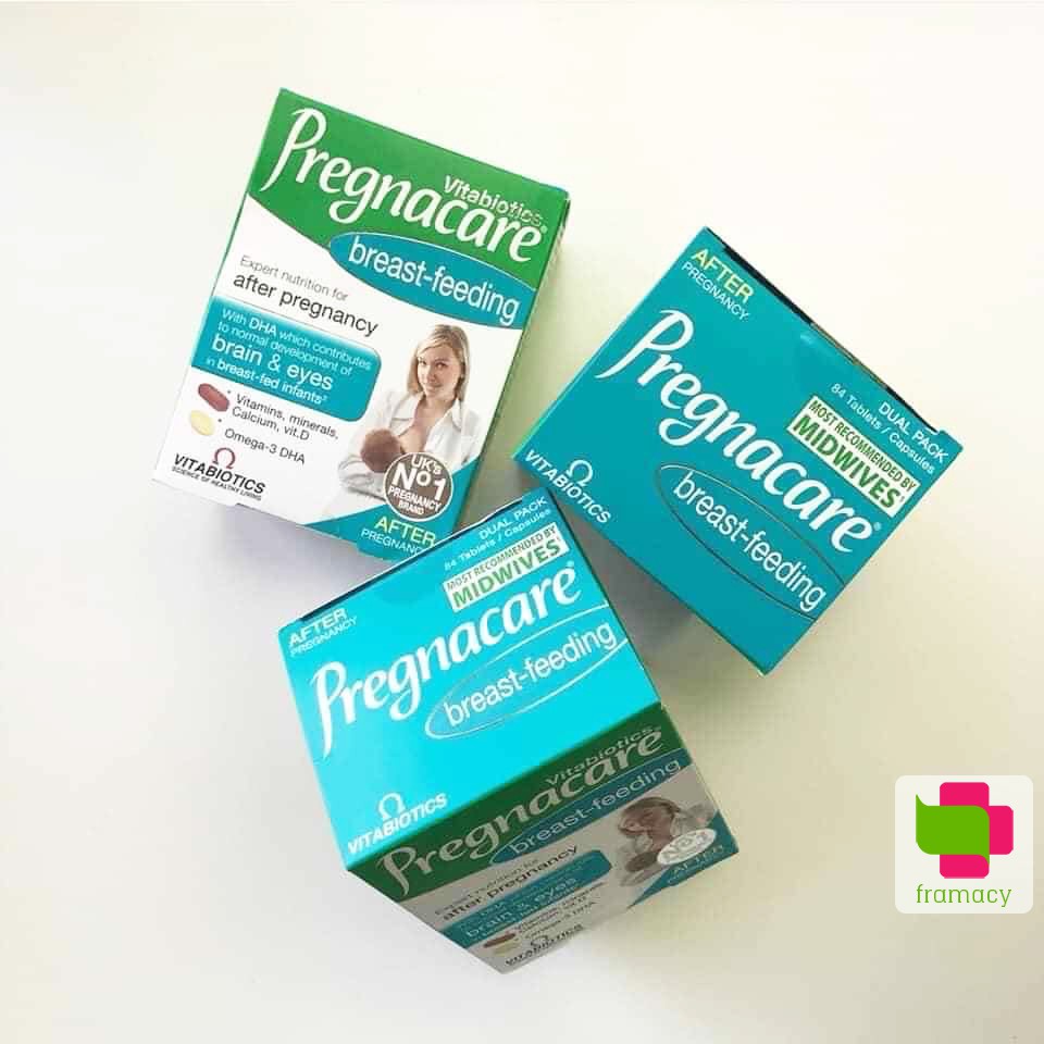 Vitamin tổng hợp Pregnacare Breastfeeding, Anh (84 viên) giúp lợi sữa và tăng cường đề kháng cho mẹ cho con bú sau sinh