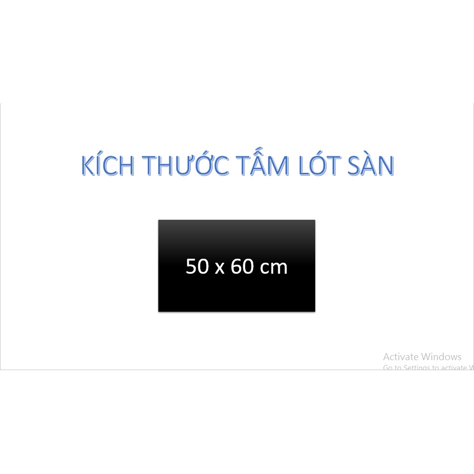 THẢM LÓT SÀN Ô TÔ BẰNG CAO SU 50 x 60 cm- PHỤ KIỆN Ô TÔ