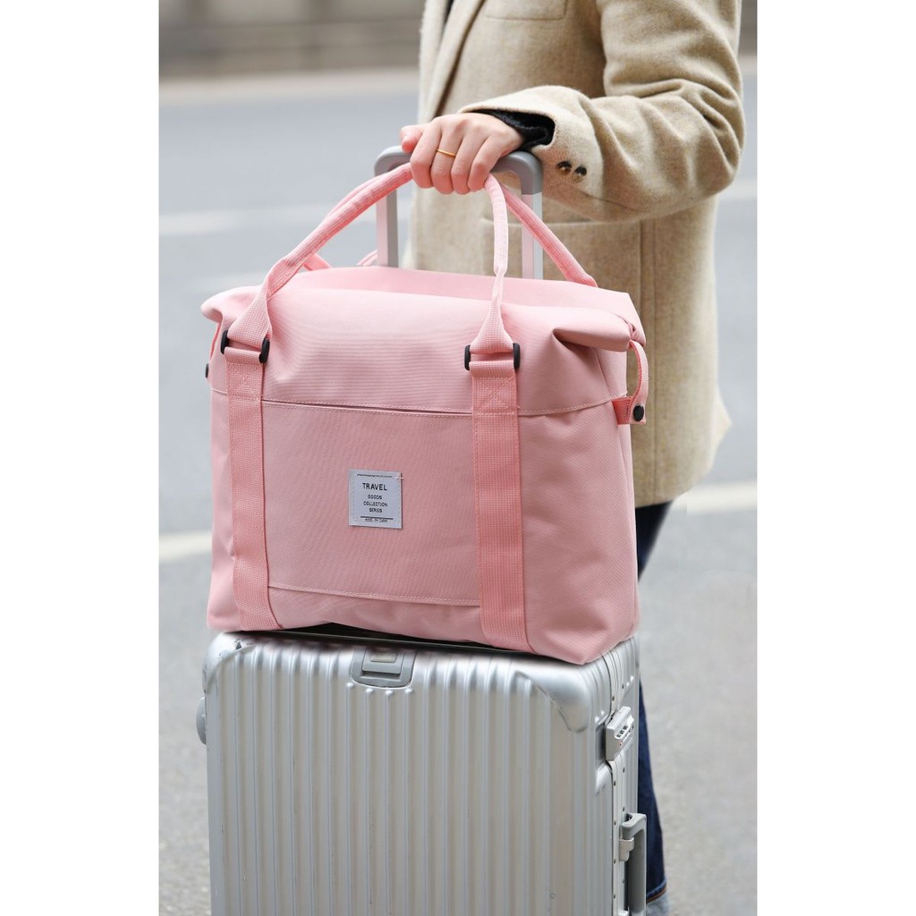 Túi du lịch dung tích lớn, nữ xách, hành lý, sinh viên xách vải bố nhẹ sẵn sàng sản xuất lưu trữ đường ngắn túi đựng nhãn hiệu túi xách túi xách.