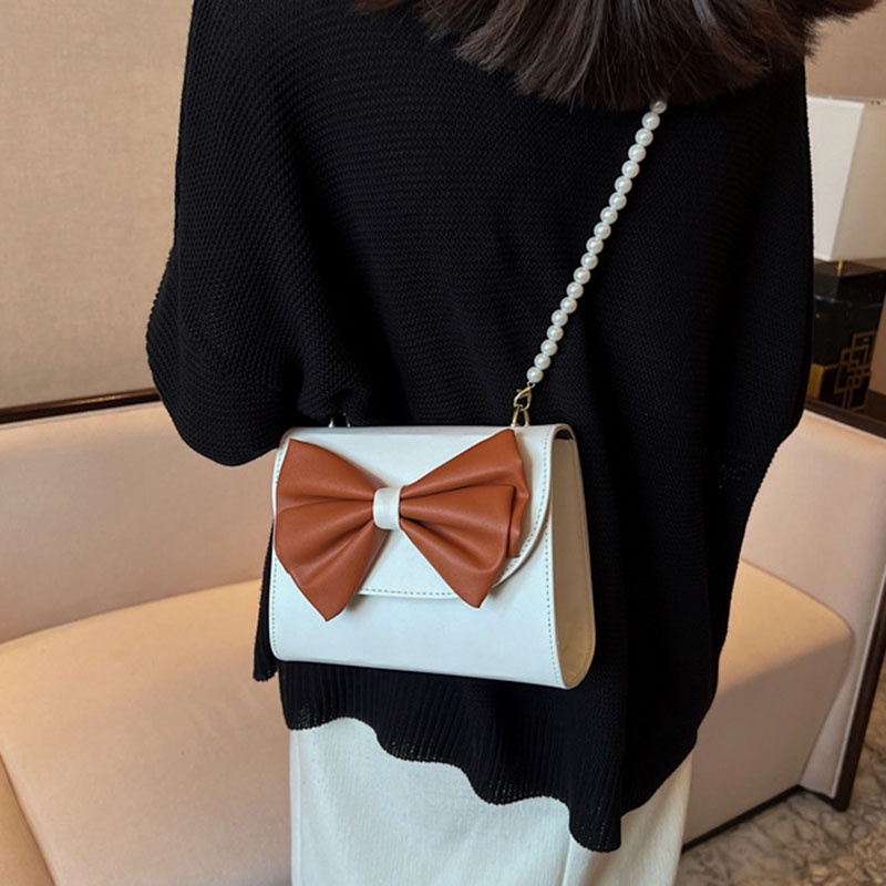 Túi xách IELGY đính nơ thời trang xinh xắn cho nữ