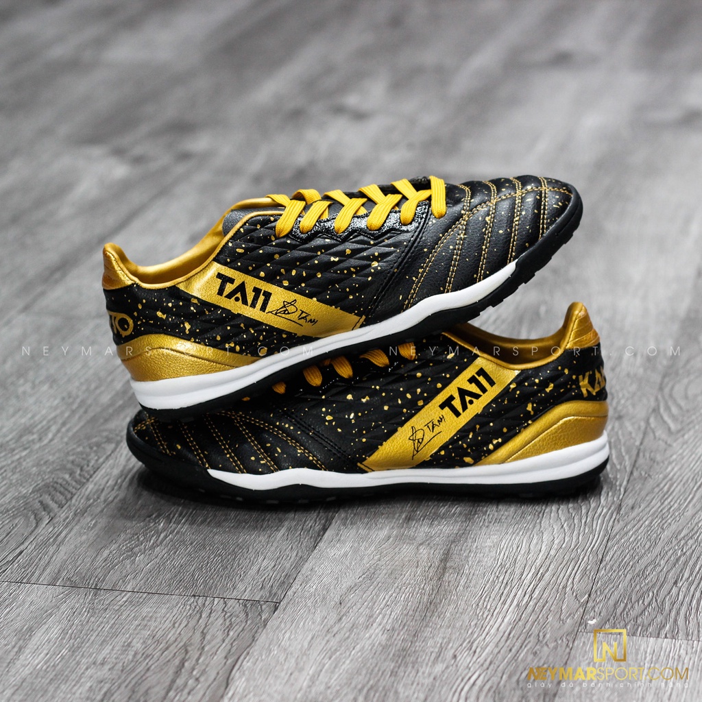 GIÀY ĐÁ BÓNG KAMITO TA11 TF TOUCH OF MAGIC - BLACK/GOLD CHÍNH HÃNG