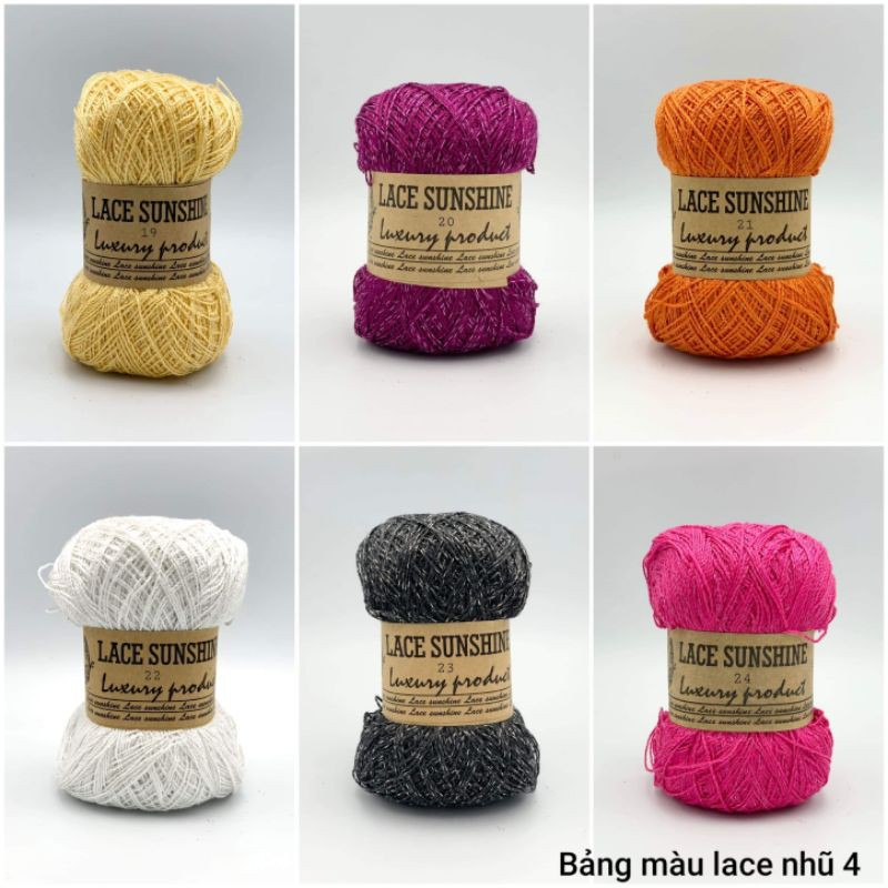 Sợi Lace Sunshine | BigBuy360 - bigbuy360.vn