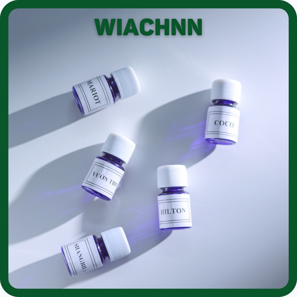 WIACHNN - Mẫu Thử 5ML Các Loại Tinh Dầu Nước Hoa Thơm Phòng Tặng Kèm Que Khuếch Tán MT5