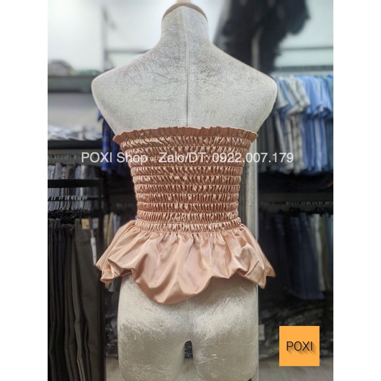 Áo Satin Nhấn Eo Phồng Bí (NUDE) | BigBuy360 - bigbuy360.vn
