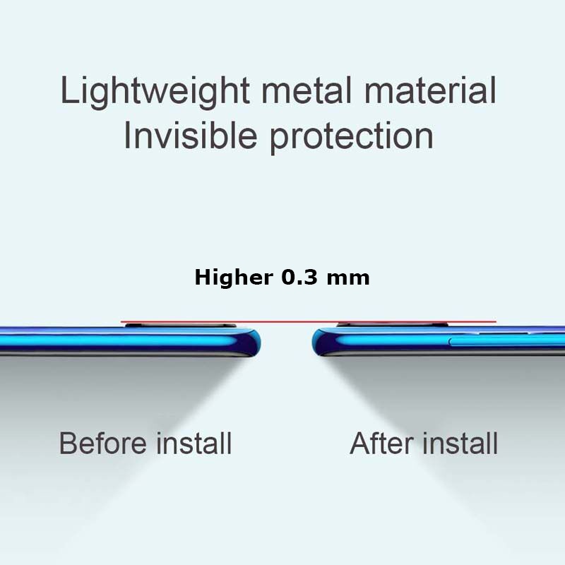 Miếng Dán Cường Lực Siêu Mỏng Bảo Vệ Ống Kính Máy Ảnh Cho xiaomi redmi note 13 pro / plus