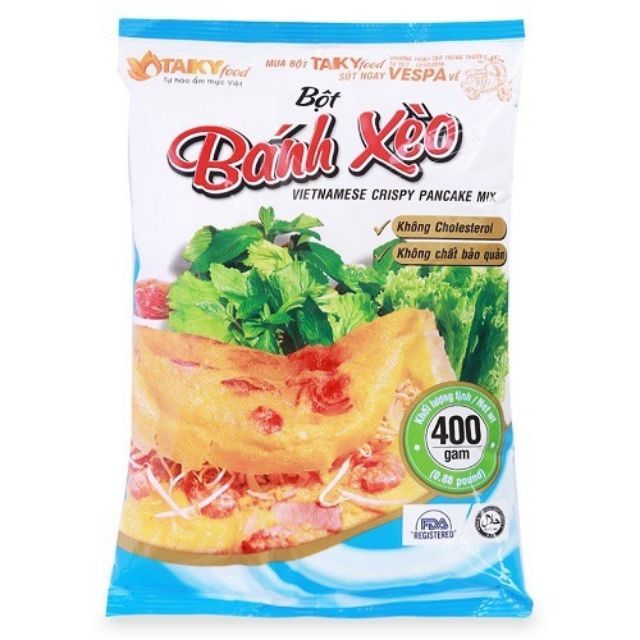 COMBO 3 GÓI BỘT BÁNH XÈO TÀI KÝ - gói 400gr