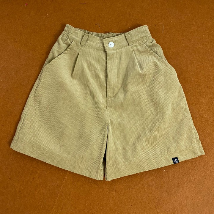 Quần short nhung tăm ống rộng nam nữ form Unisex Đủ 3 màu cực xinh RÔ STORE QS11