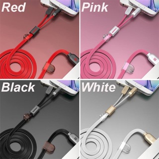 CÁP SẠC REMAX RC-025T LIGHTNING + MICROUSB