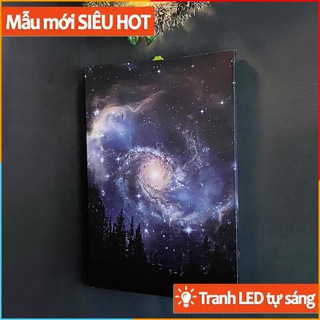 [PHÁ CÁCH] Tranh Treo Tường Canvas Phát Sáng, Thích Hợp Trang Trí Phòng Khách, Ngủ, Văn Phòng, Quán Café... - LB19021