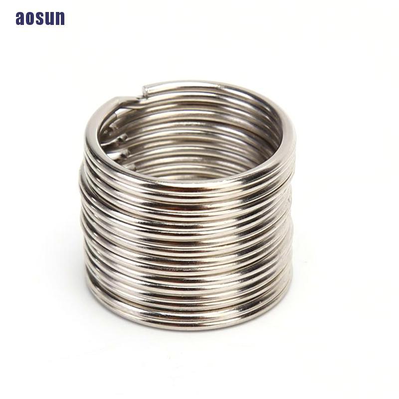 Set 100 vòng kim loại dùng để treo chìa khóa tiện lợi