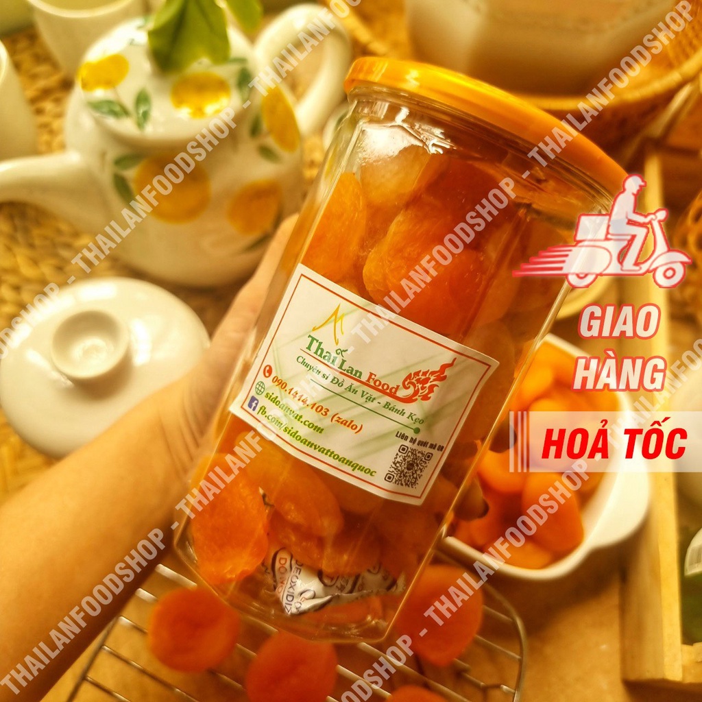 Mơ Sấy Dẻo Không Hạt Thổ Nhĩ Kỳ Lon 500gr