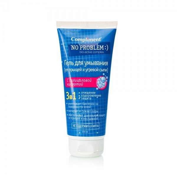 Gel Rửa Mặt Giảm Mụn Compliment No Problem 200ml | BigBuy360 - bigbuy360.vn