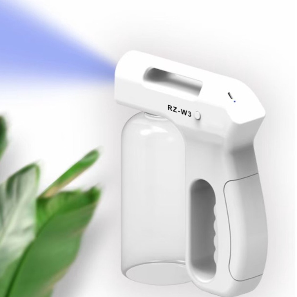 Súng khử trùng nguyên tử nano ánh sáng xanh RZ-W3 / chất khử trùng tự động / dung tích 800ml