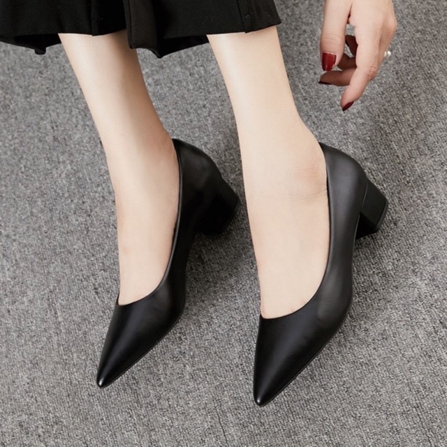 GIÀY BÍT MŨI GÓT 3 PHÂN DA MỀM