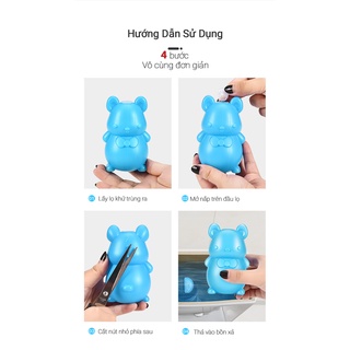 thả bồn cầu hình lợn