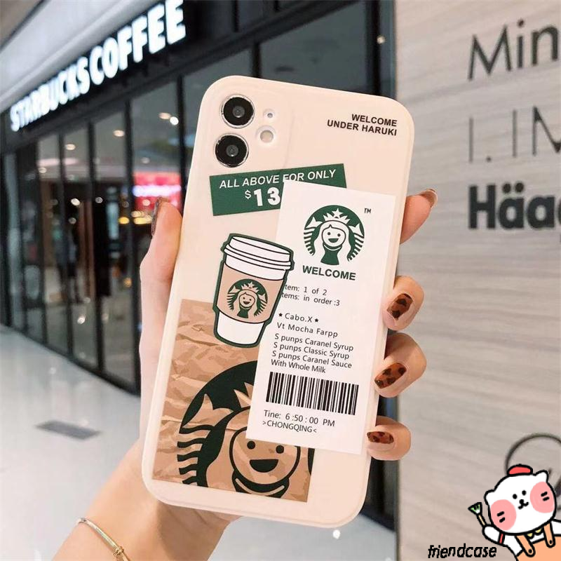 Ốp Lưng Tpu Mềm In Hình Starbucks Thời Trang Cho Xiaomi Poco X3 NFC Poco M3 Redmi Note9 Note8 Redmi 9 9t Op Po A15 Reno 4f Reno 4 A12 A92 A52 A72 A3S A7 A12E A5S A31 2020 A15S Reno 4 Lite A11K