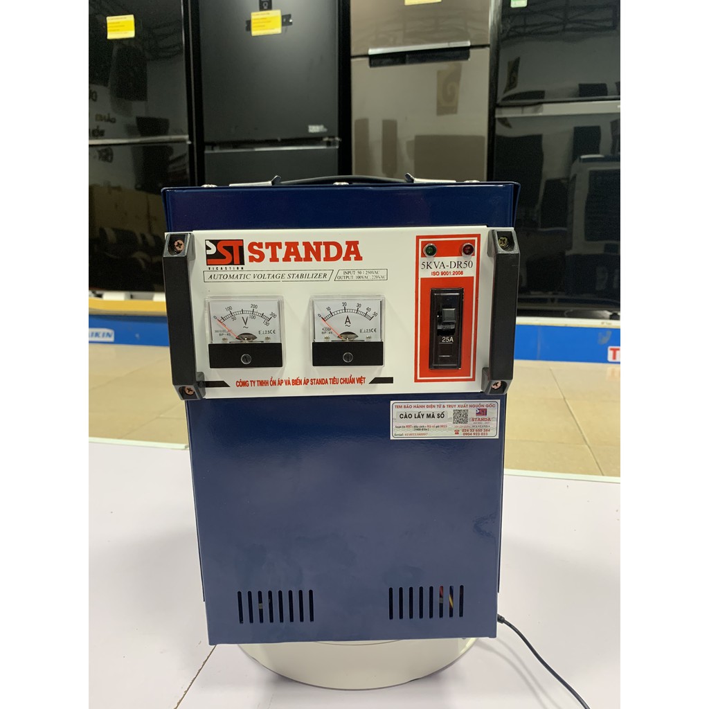 BẢO HÀNH 4 NĂM - ỔN ÁP STANDA 5KW DẢI 50V - 220V - 100% DÂY ĐỒNG BÁN CHẠY