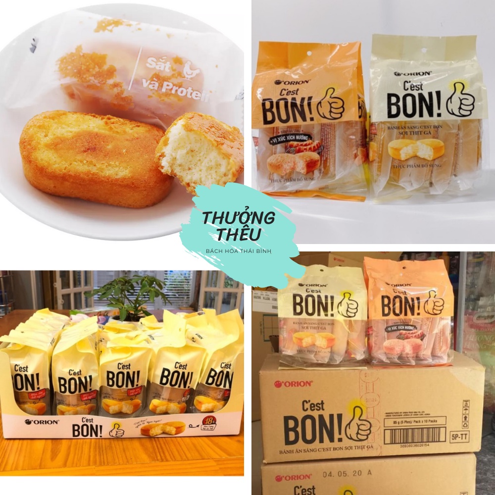 Bánh C'est BON sợi thịt gà vị sốt kem phô mai