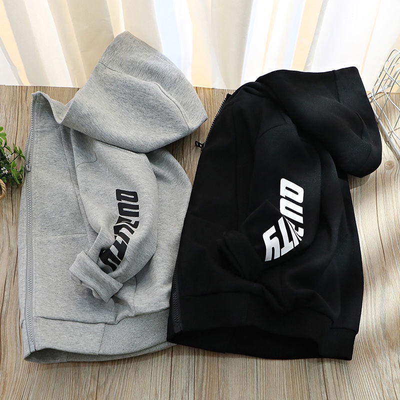 Áo khoác cardigan AMILA phong cách thể thao không tay có mũ trùm thời trang xuân thu cho bé trai