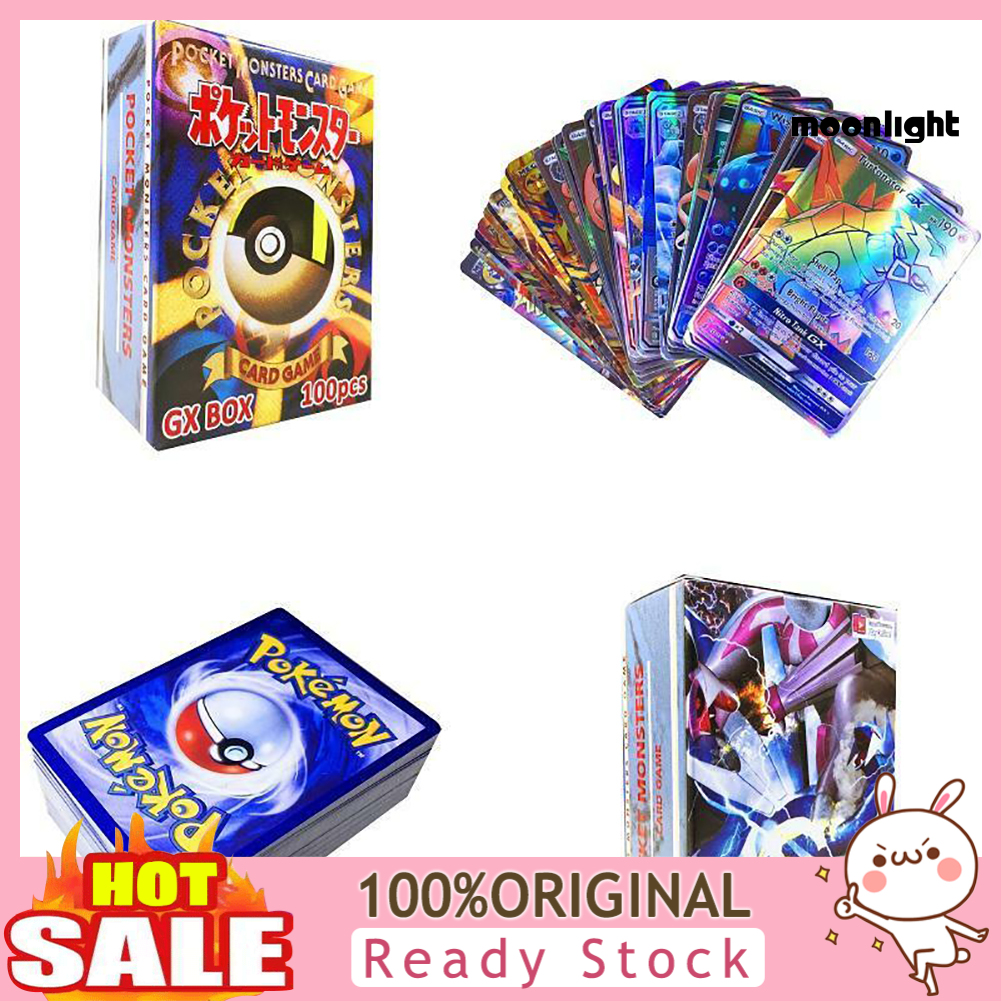 Set 100 Thẻ Bài Pokemon Gx Mega Cho Bé