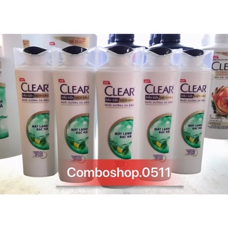 Dầu gội Clear bạc hà 340g (330ml) & 170g (165ml)