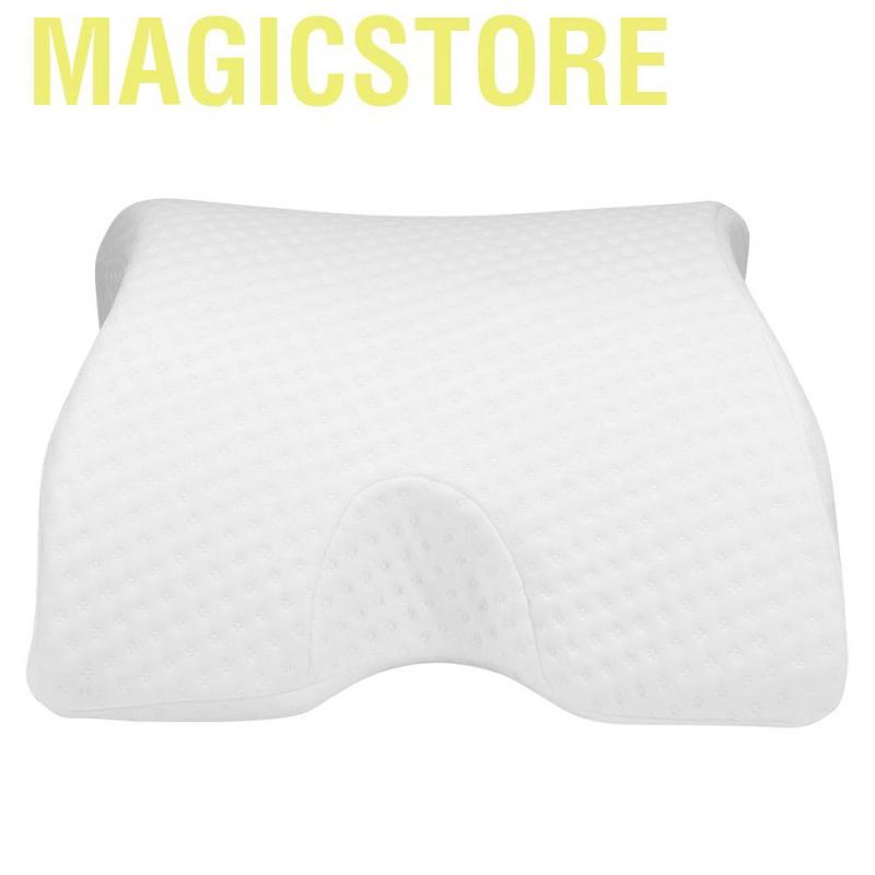 Magicstore Arch U Shape Pillow Curved Memory Foam Sleeping Neck for Home Office Bed