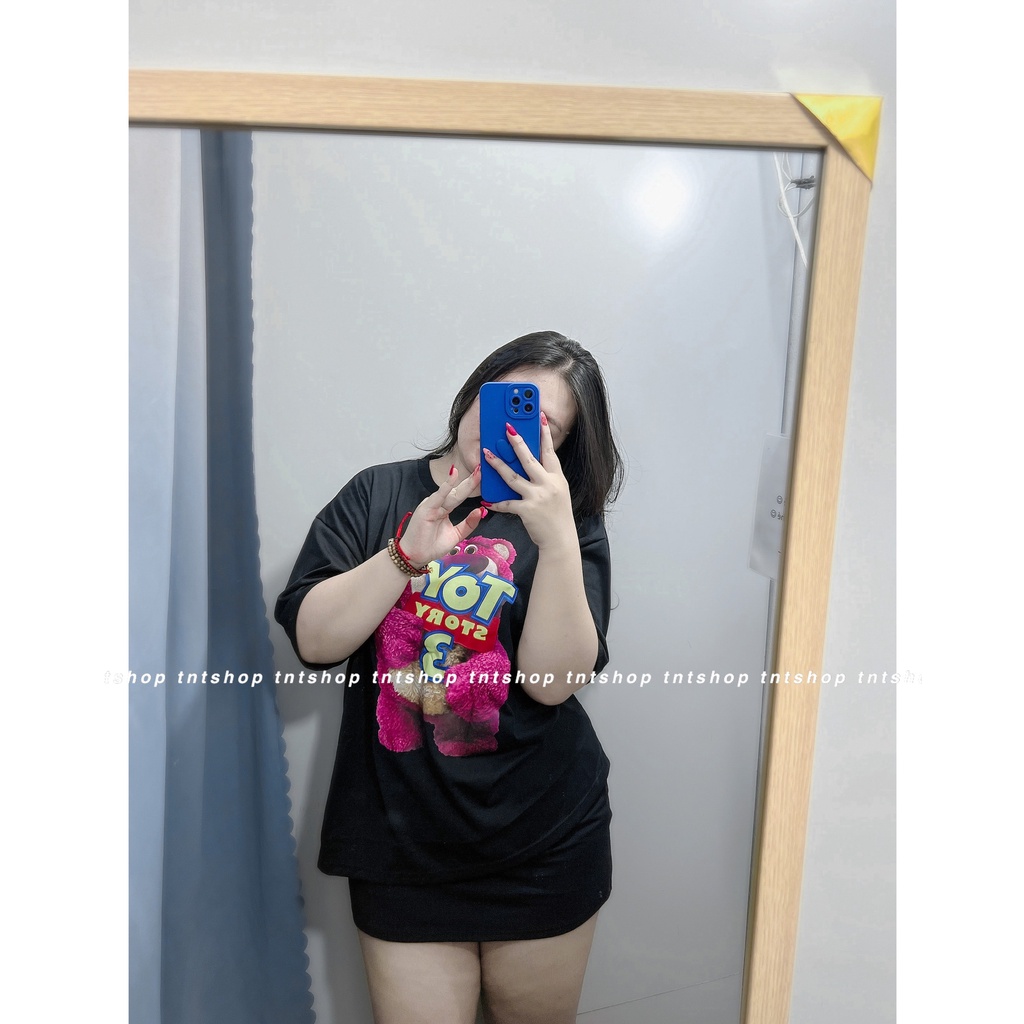 SET ÁO THUN GẤU + QUẦN DÀI ỐNG LOE [TNTSHOP BIGSIZE 60KG 90KG]