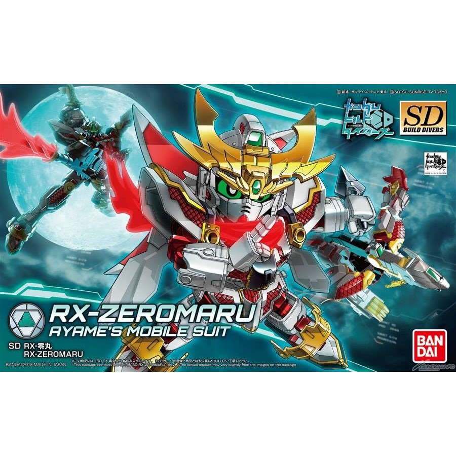 Mô Hình Gundam SD RX-ZEROMARU Bandai 1/144 HGBD Build Divers Đồ Chơi Lắp Ráp Anime Nhật Bản