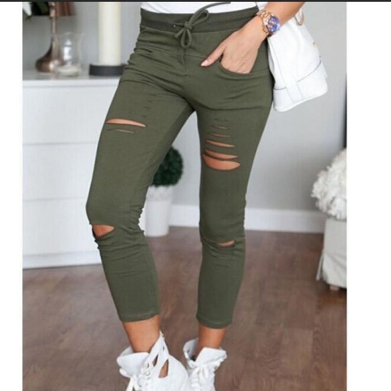 FREESHIP ĐƠN 99K_ Quần legging phối rách thời trang cá tính cho nữ | BigBuy360 - bigbuy360.vn