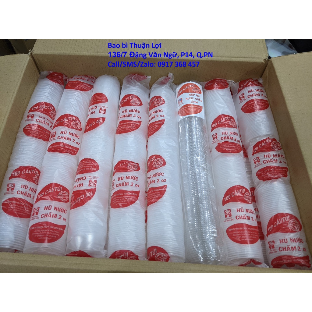 Hũ sốt / Hũ nước chấm  40ml / 60ml / 80ml : đựng nước chấm, tương, nước sốt, muối ớt...