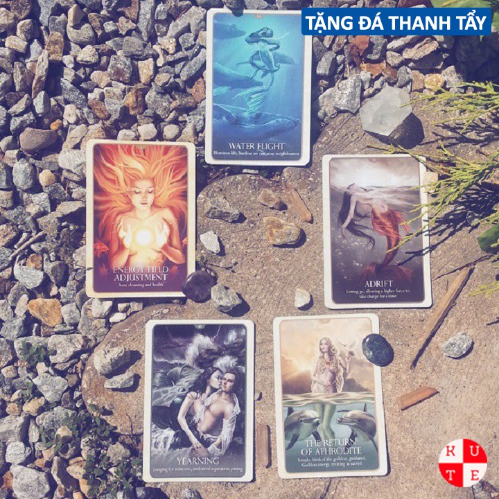 Bài Oracle Of The Mermaids 45 Lá Bài Tặng File Tiếng Anh Và Đá Thanh Tẩy B37