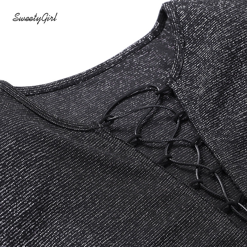 Đầm Mini Tay Dài Cổ Chữ V Khoét Sâu Eo Thấp Màu Trơn Thời Trang 2022 Quyến Rũ Cho Nữ