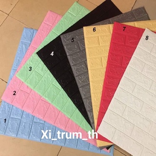 Xốp dán tường giả gạch 3D - Khổ lớn 70x77cm