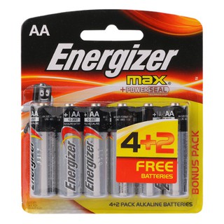Pin Max 4 + 2 Viên Energizer E91 BP4+2 AA