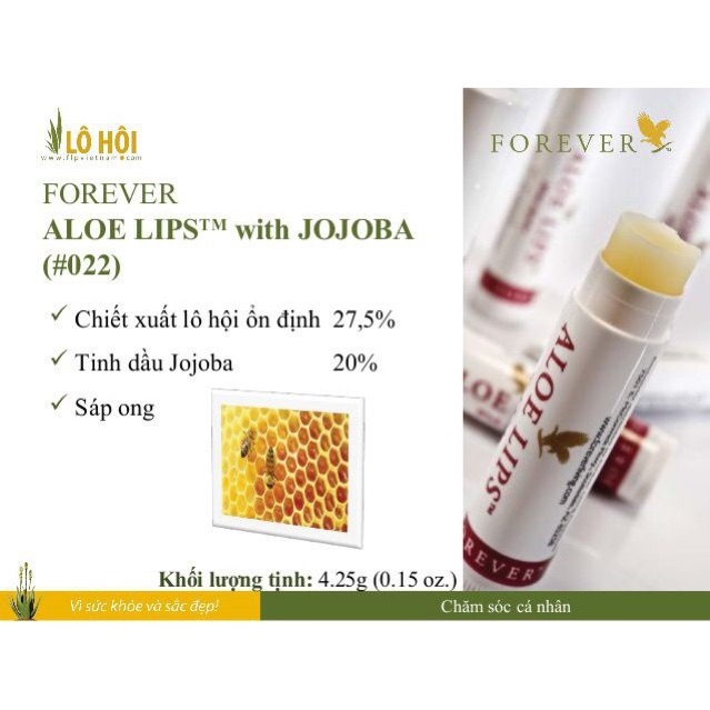 [GIÁ RẺ] Son dưỡng môi Aloe Lips #022flp Lô Hội